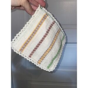 Vintage Handmade Washcloth‎ Four Ways